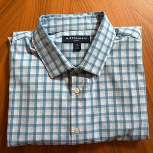 Mizzen+Main - Leeward Dress Shirt - Blue Tonal Check